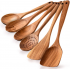 Combohome Kitchen Utensils Set NAYAHOSE Wooden Cooking Utensil Set Non-stick Pan Kitchen Tool Wooden Cooking Spoons