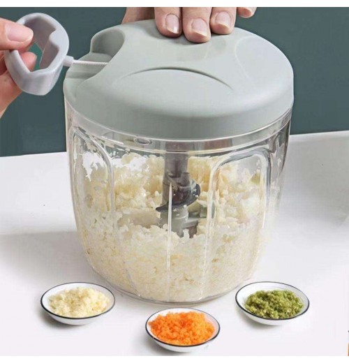 Best Sell Kitchen Gadgets Garlic Crusher Mini Food Slicer Onion Choppers Masher Manual Vegetable Chopper